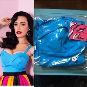 Maneater in Blue BNWT Vixen by Micheline Pitt